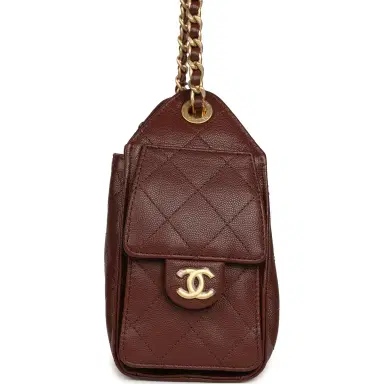 Chanel Chanel Mini 25 Hobo Bag Brown Caviar Antique Gold Hardware | Thumbnail 3 Chanel Chanel Mini 25 Hobo Bag Brown Caviar Antique Gold Hardware | Thumbnail 3