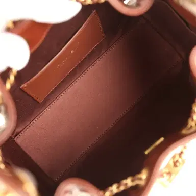 Chanel Chanel Mini 25 Hobo Bag Brown Caviar Antique Gold Hardware | Thumbnail 8 Chanel Chanel Mini 25 Hobo Bag Brown Caviar Antique Gold Hardware | Thumbnail 8