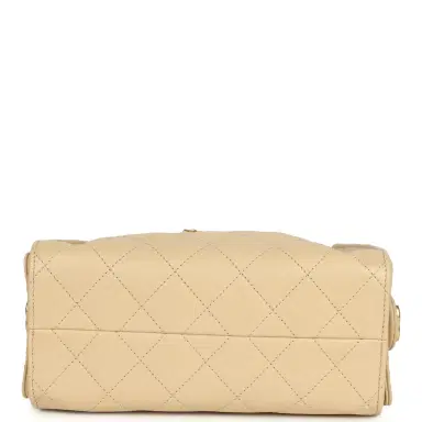 Chanel Chanel Mini 25 Hobo Bag Light Beige Caviar Antique Gold Hardware | Thumbnail 6 Chanel Chanel Mini 25 Hobo Bag Light Beige Caviar Antique Gold Hardware | Thumbnail 6
