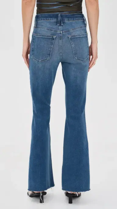 GOOD AMERICAN Good Petite Flare Jeans | Thumbnail 3 GOOD AMERICAN Good Petite Flare Jeans | Thumbnail 3