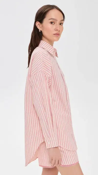 Little Lies Harbor Shirt Pink tripe | Thumbnail 4