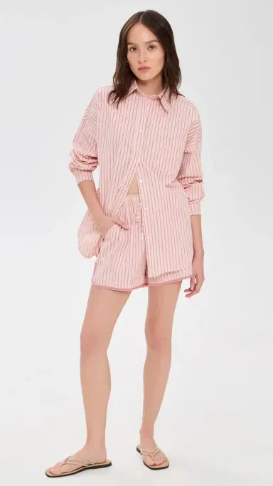 Little Lies Harbor Shirt Pink tripe | Thumbnail 5