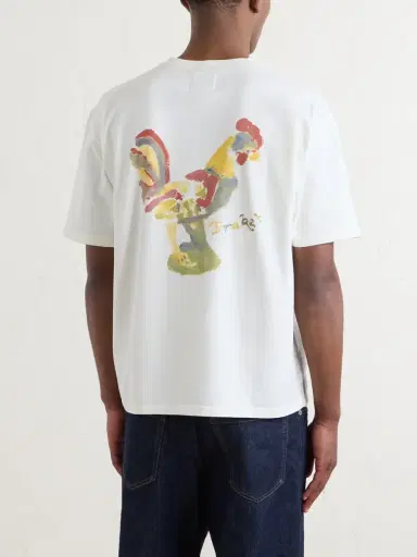 Drake's Cockerel Printed Cotton-Jersey T-Shirt - Men | Thumbnail 4 Drake's Cockerel Printed Cotton-Jersey T-Shirt - Men | Thumbnail 4