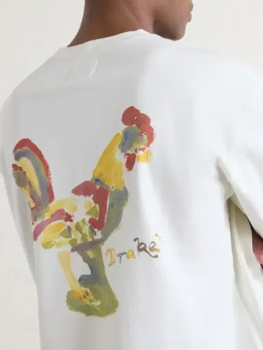 Drake's Cockerel Printed Cotton-Jersey T-Shirt - Men | Thumbnail 5 Drake's Cockerel Printed Cotton-Jersey T-Shirt - Men | Thumbnail 5