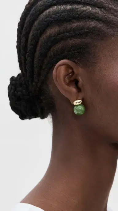 Shashi Alice Gemstone Earrings | Thumbnail 3