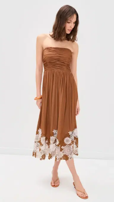 Ramy Brook Milani Dress Coffee | Thumbnail 2