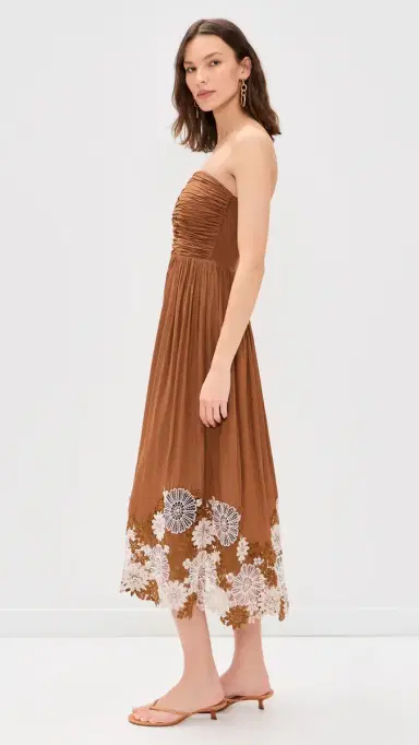 Ramy Brook Milani Dress Coffee | Thumbnail 4