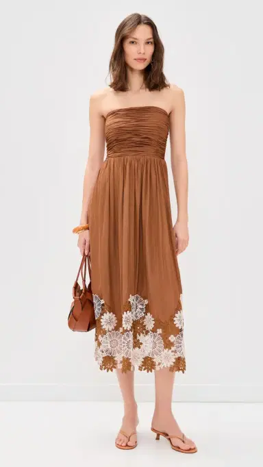Ramy Brook Milani Dress Coffee | Thumbnail 5
