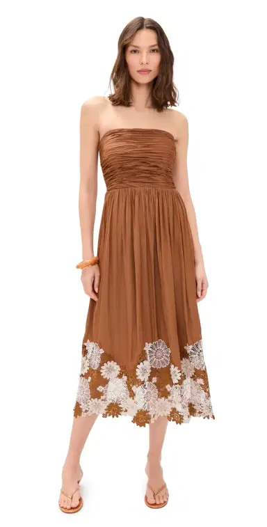 Ramy Brook Milani Dress Coffee | Thumbnail 1