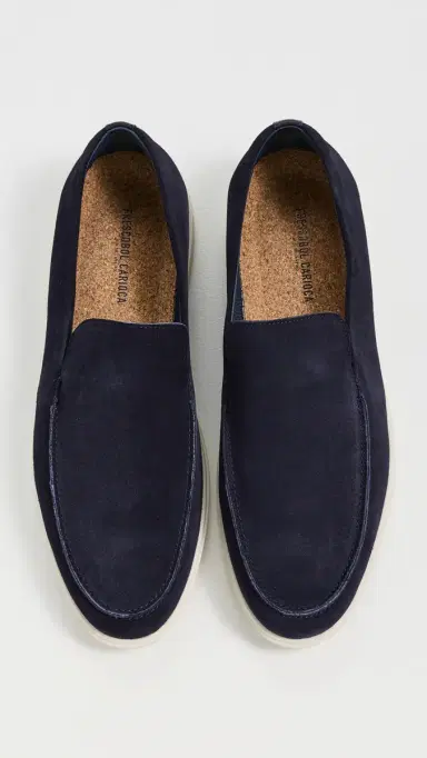 Frescobol Carioca Miguel Suede Loafers Midnight Blue | Thumbnail 4
