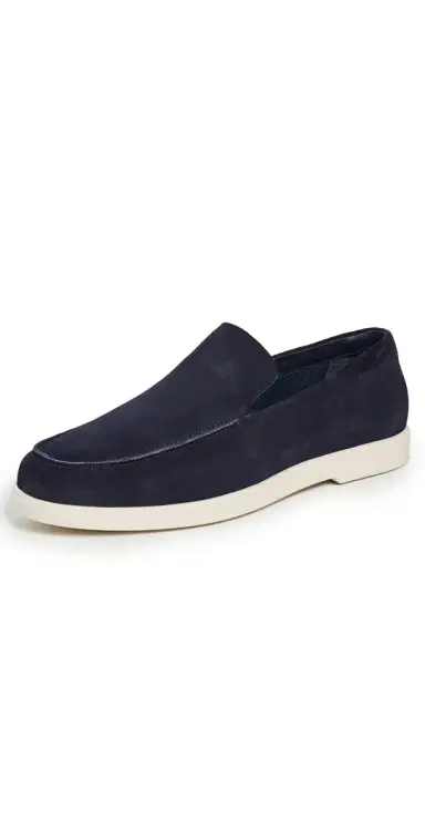 Frescobol Carioca Miguel Suede Loafers Midnight Blue | Thumbnail 1
