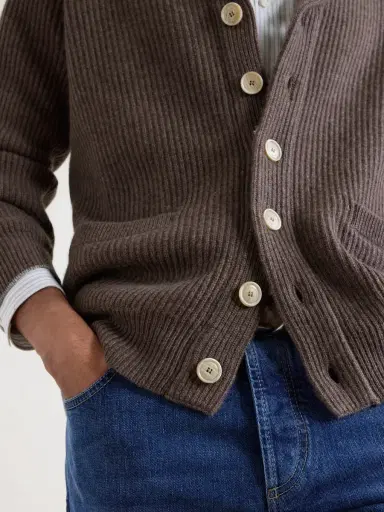 Brunello Cucinelli Cashmere Cardigan - Men | Thumbnail 5 Brunello Cucinelli Cashmere Cardigan - Men | Thumbnail 5