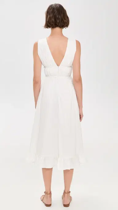Peixoto Ava Midi Dress White L | Thumbnail 3