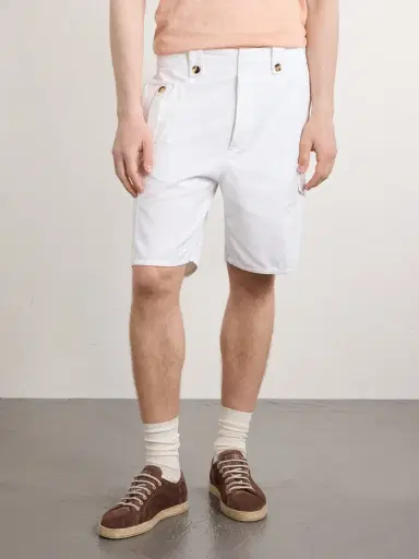 Brunello Cucinelli Straight-Leg Cotton-Twill Cargo Shorts - Men | Thumbnail 3 Brunello Cucinelli Straight-Leg Cotton-Twill Cargo Shorts - Men | Thumbnail 3