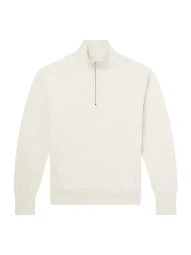 Drake's Cotton-Jersey Half-Zip Sweater - Men | Thumbnail 1