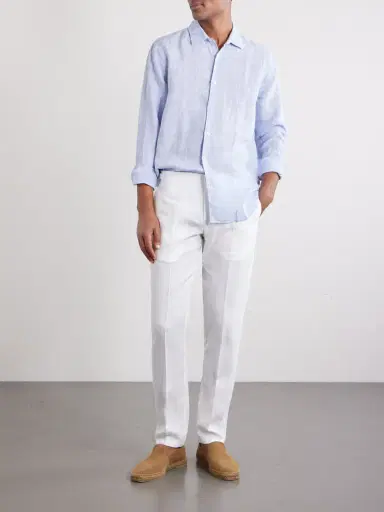 Orlebar Brown Griffon Straight-Leg Linen Trousers - Men | Thumbnail 2 Orlebar Brown Griffon Straight-Leg Linen Trousers - Men | Thumbnail 2