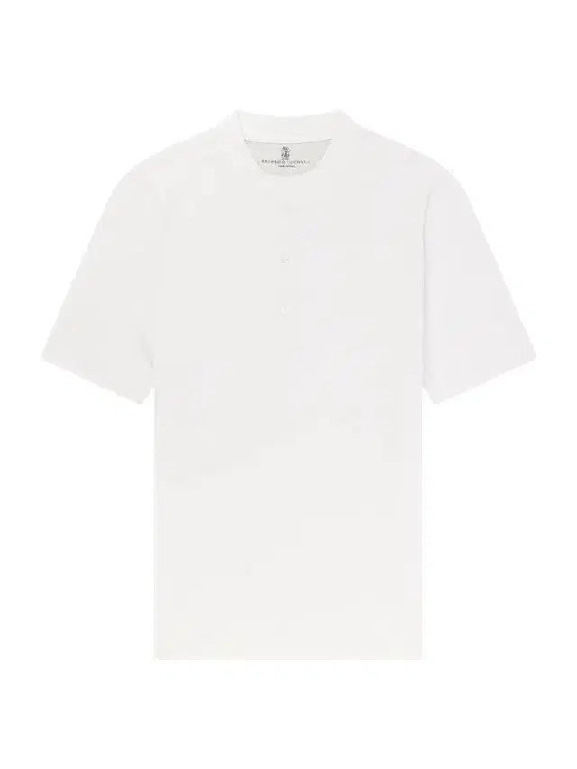Ribbed Jersey Henley T-Shirt - Men