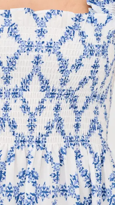 Hill House Home The Ellie Nap Dress Marigold Block Blue L | Thumbnail 6 Hill House Home The Ellie Nap Dress Marigold Block Blue L | Thumbnail 6