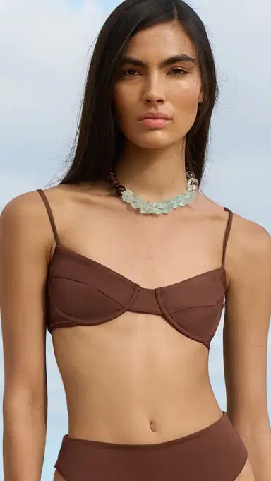 Riot Swim Jax Bikini Top Chocolate | Thumbnail 2 Riot Swim Jax Bikini Top Chocolate | Thumbnail 2
