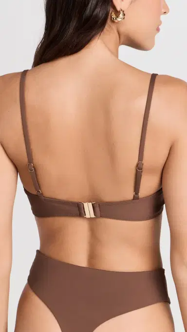 Riot Swim Jax Bikini Top Chocolate | Thumbnail 4 Riot Swim Jax Bikini Top Chocolate | Thumbnail 4