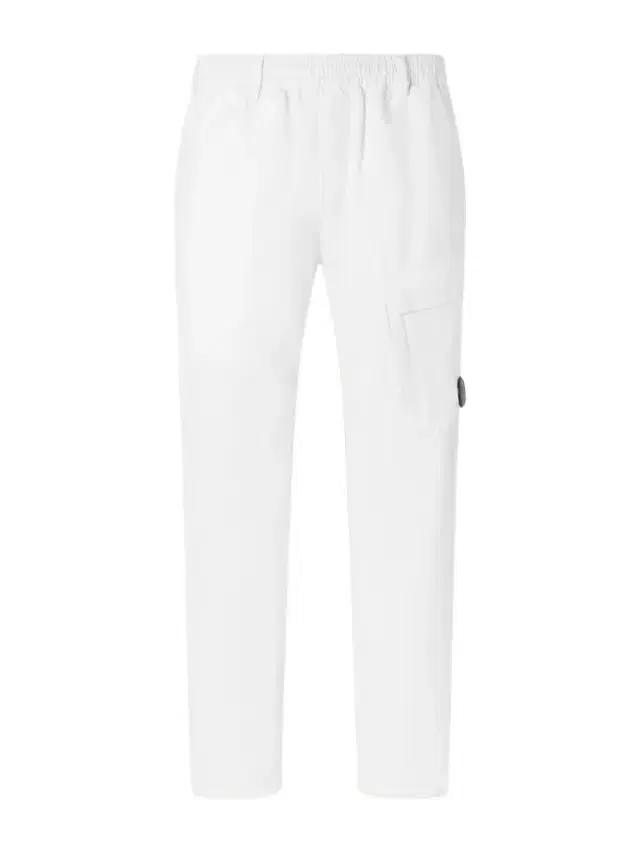 Straight-Leg Logo-Appliquéd Cotton and Linen-Blend Cargo Trousers - Men