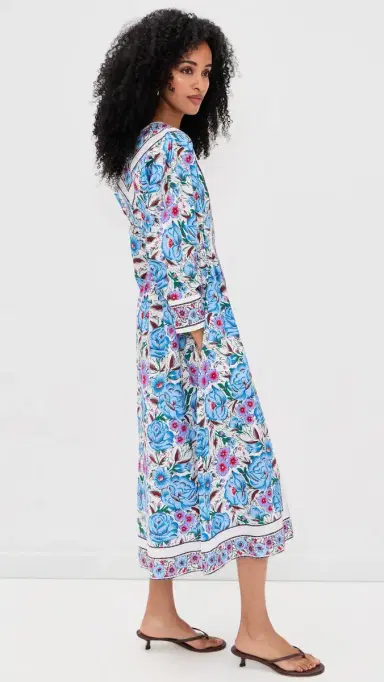 Cleobella Blanche Midi Dress Fluora Print | Thumbnail 4
