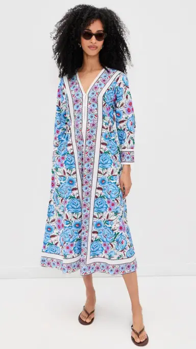 Cleobella Blanche Midi Dress Fluora Print | Thumbnail 5