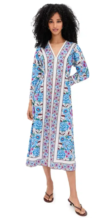 Cleobella Blanche Midi Dress Fluora Print | Thumbnail 1