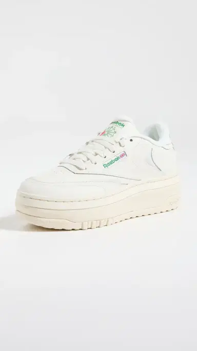REEBOK Club C Extra Sneakers Chalk/Chalk/Glen Green 5 | Thumbnail 2
