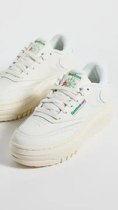 REEBOK Club C Extra Sneakers Chalk/Chalk/Glen Green 5 | Thumbnail 5
