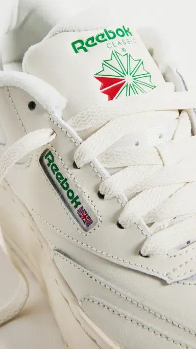 REEBOK Club C Extra Sneakers Chalk/Chalk/Glen Green 5 | Thumbnail 6