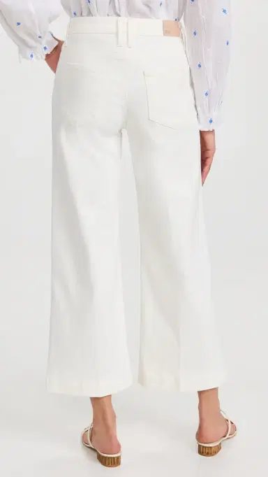 PAIGE Anessa Wide Leg Jeans Light Ecru | Thumbnail 3 PAIGE Anessa Wide Leg Jeans Light Ecru | Thumbnail 3