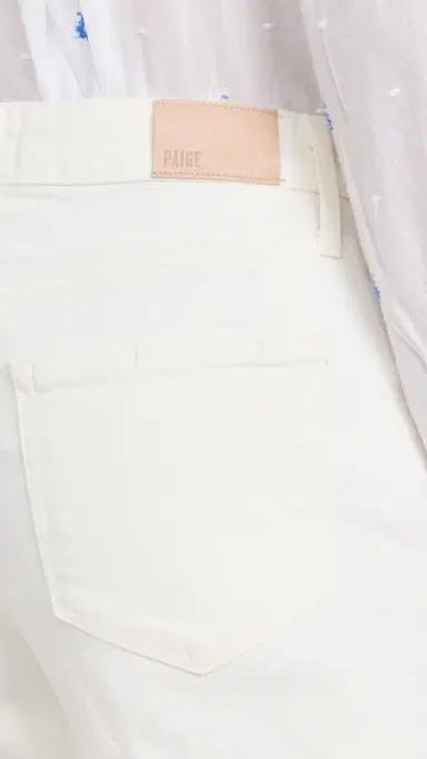PAIGE Anessa Wide Leg Jeans Light Ecru | Thumbnail 6 PAIGE Anessa Wide Leg Jeans Light Ecru | Thumbnail 6