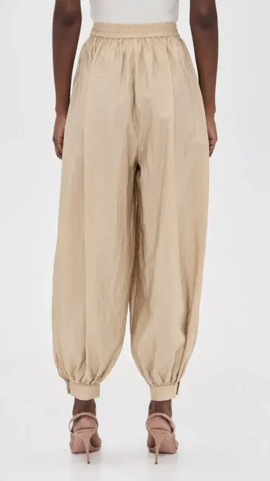 Cinq à Sept Tumbled Woven Verne Balloon Pants Khaki | Thumbnail 3