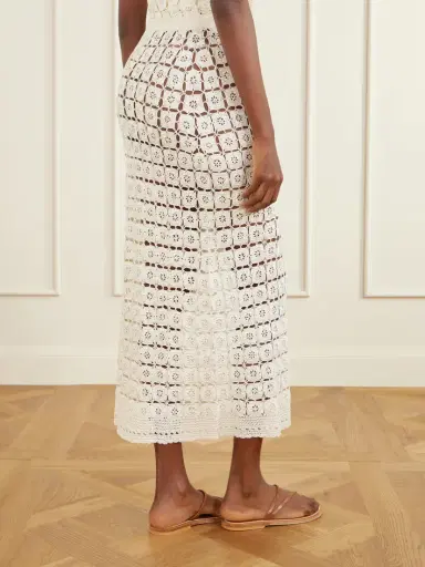 Calle Del Mar Tea Party Crochet Midi Skirt | Thumbnail 4 Calle Del Mar Tea Party Crochet Midi Skirt | Thumbnail 4