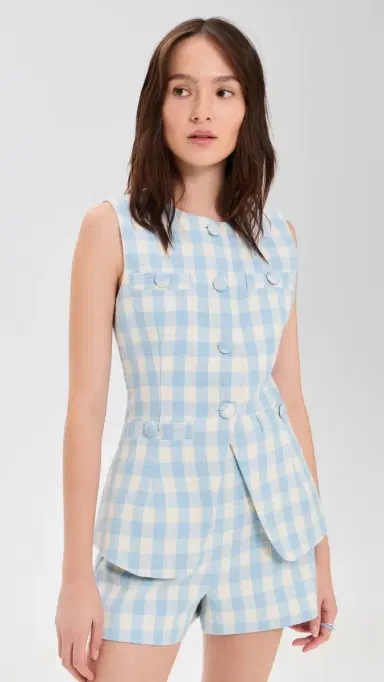 endless rose Tweed Top Jacket Powder Blue | Thumbnail 2 endless rose Tweed Top Jacket Powder Blue | Thumbnail 2