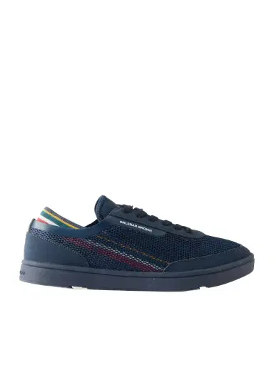 Orlebar Brown Larson Striped Mesh and Canvas Sneakers - Men | Thumbnail 1 Orlebar Brown Larson Striped Mesh and Canvas Sneakers - Men | Thumbnail 1