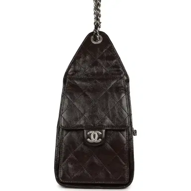 Chanel Chanel Small 25 Hobo Bag Dark Brown Shiny Aged Calfskin Silver Hardware | Thumbnail 3 Chanel Chanel Small 25 Hobo Bag Dark Brown Shiny Aged Calfskin Silver Hardware | Thumbnail 3
