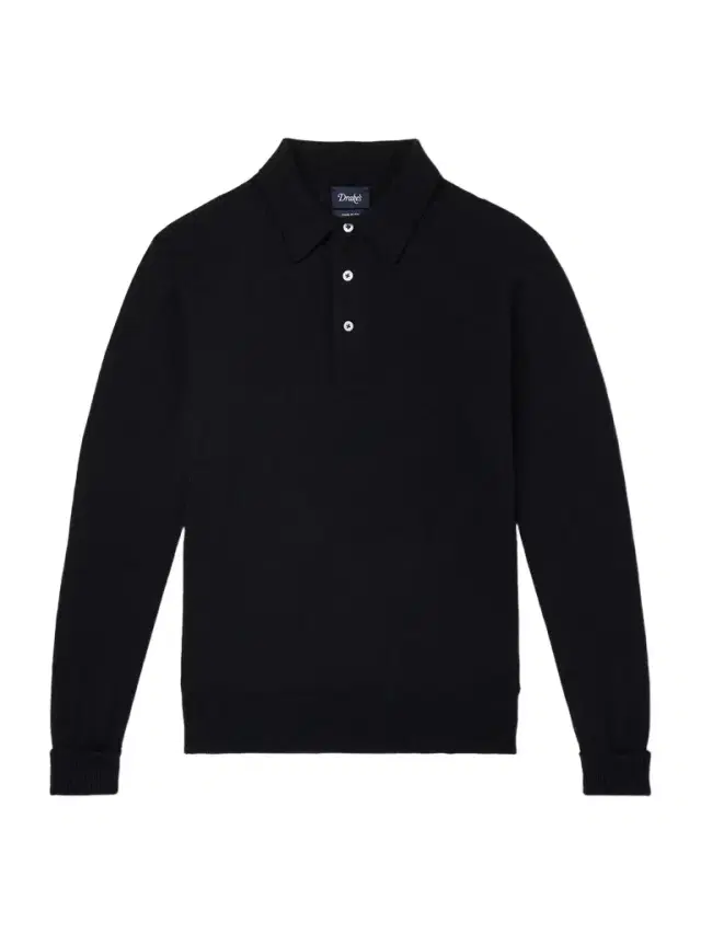 Knitted Merino Wool Polo Shirt - Men