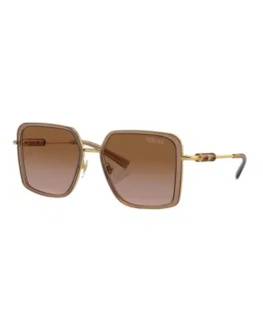 Versace Gradient Tubular Steel Square Sunglasses | Thumbnail 1