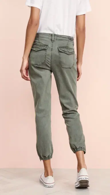 PAIGE Mayslie Joggers Vintage Ivy Green 25 | Thumbnail 3 PAIGE Mayslie Joggers Vintage Ivy Green 25 | Thumbnail 3