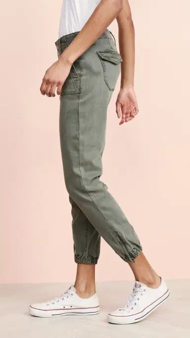 PAIGE Mayslie Joggers Vintage Ivy Green 25 | Thumbnail 4 PAIGE Mayslie Joggers Vintage Ivy Green 25 | Thumbnail 4