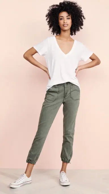 PAIGE Mayslie Joggers Vintage Ivy Green 25 | Thumbnail 5 PAIGE Mayslie Joggers Vintage Ivy Green 25 | Thumbnail 5