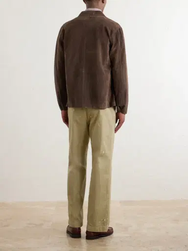 Drake's Suede Chore Jacket - Men | Thumbnail 4 Drake's Suede Chore Jacket - Men | Thumbnail 4