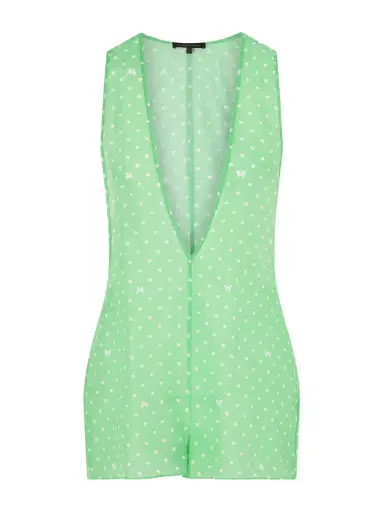 Kiki de Montparnasse Kiki Polka-dot Cotton And Silk-blend Coverup | Thumbnail 1 Kiki de Montparnasse Kiki Polka-dot Cotton And Silk-blend Coverup | Thumbnail 1