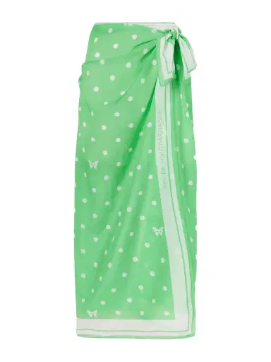 Kiki de Montparnasse Kiki Printed Cotton And Silk-blend Pareo | Thumbnail 1 Kiki de Montparnasse Kiki Printed Cotton And Silk-blend Pareo | Thumbnail 1