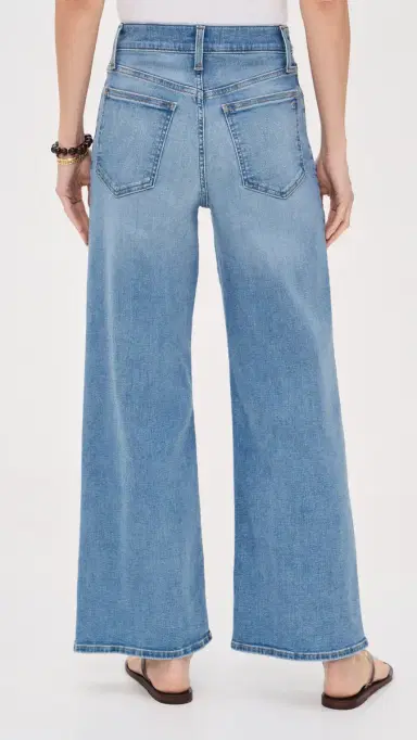 Madewell The Petite Wide Leg Jeans Coastal Blue Wash | Thumbnail 3 Madewell The Petite Wide Leg Jeans Coastal Blue Wash | Thumbnail 3