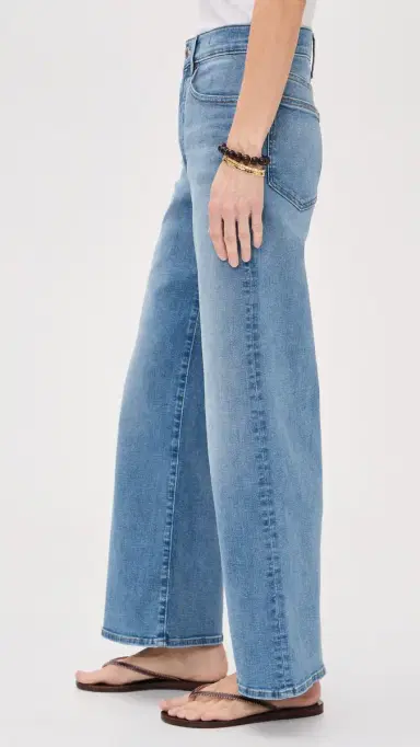 Madewell The Petite Wide Leg Jeans Coastal Blue Wash | Thumbnail 4 Madewell The Petite Wide Leg Jeans Coastal Blue Wash | Thumbnail 4