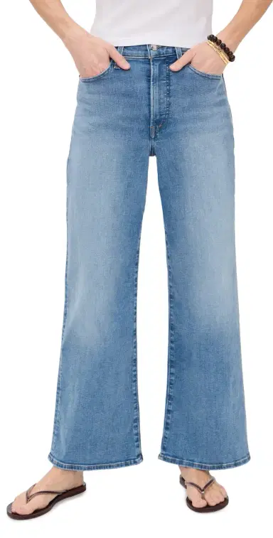 Madewell The Petite Wide Leg Jeans Coastal Blue Wash | Thumbnail 1 Madewell The Petite Wide Leg Jeans Coastal Blue Wash | Thumbnail 1