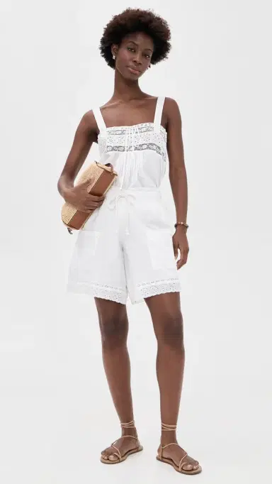 Ciao Lucia Neria Shorts White | Thumbnail 5 Ciao Lucia Neria Shorts White | Thumbnail 5